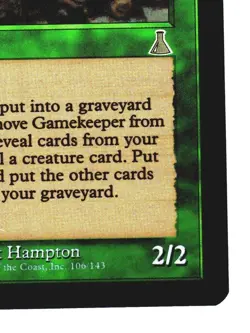 Magic The Gathering MTG - Urza's Destiny UDS 1999 - #106 Gamekeeper NM FOIL x1 - Image 5