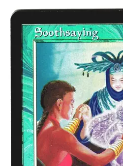 Magic The Gathering MTG Mercadian Masques MMQ 1999 #104 Soothsaying NM FOIL x1 - Image 2