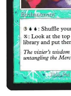 Magic The Gathering MTG Mercadian Masques MMQ 1999 #104 Soothsaying NM FOIL x1 - Image 4
