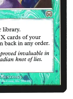 Magic The Gathering MTG Mercadian Masques MMQ 1999 #104 Soothsaying NM FOIL x1 - Image 5