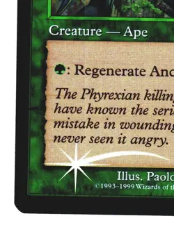 Magic The Gathering MTG - Urza's Destiny UDS 1999 - #101 Ancient Silverback FOIL - Image 4