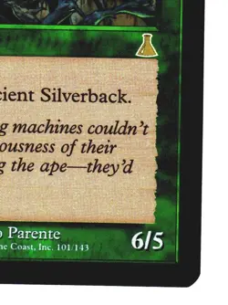 Magic The Gathering MTG - Urza's Destiny UDS 1999 - #101 Ancient Silverback FOIL - Image 5