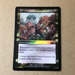 Fervent Charge Foil x1 Apocalypse NM Cond see front and back pics - Image 1