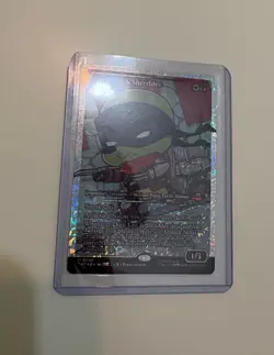 Dark Leo & Shredder (Showcase) Foil #0289 - TMNT MTG - PACK FRESH - Image 1