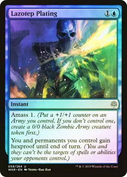MTG FOIL Lazotep Plating - War of the Spark #059 - Image 1