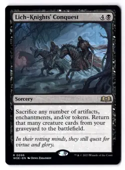 Lich-Knights Conquest NM* Wilds Of Eldraine ENGLISH 0096 mtg -UnltdCards - Image 1