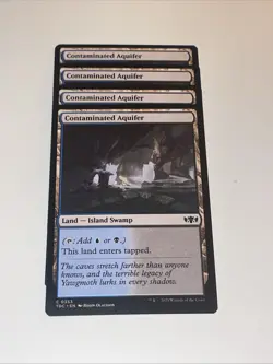 MTG - 4 x Contaminated Aquifer - Tarkir: Dragonstorm - Playset 4x x4 - Image 1