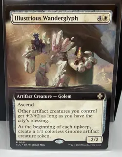 Illustrious Wanderglyph (Extended Art) Commander: the Lost Caverns of Ixalan #21 - Image 1