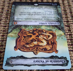 Chronicle of Victory – Showcase NM | Lorwyn Eclipsed | Legendary Artifact MTG - Image 3