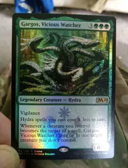 1x Gargos, Vicious Watcher - 2020 M20 Core Set Rare Foil Promo Nice!! - Image 1