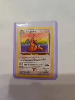 Pokemon TCG Dragonite Fossil 19/62 Regular Unlimited Non Holo Rare - Image 1