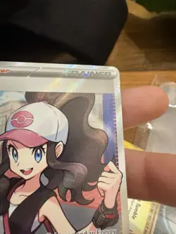 Pokemon TCG Hilda 164/086 Full Art Ultra Rare White Flare Holo NM - Image 4