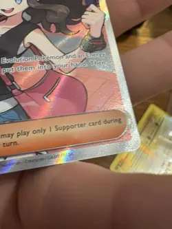 Pokemon TCG Hilda 164/086 Full Art Ultra Rare White Flare Holo NM - Image 5