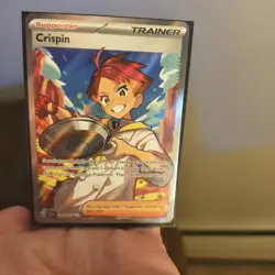 Pokemon TCG: Crispin - 164/142 Stellar Crown Full Art Trainer - NM/MINT - Image 1