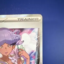 Pokemon Tulip Trainer Full Art Holo Ultra Rare 244/182 SV04: Paradox Rift - Image 4