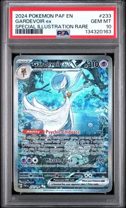 2024 Pokemon Gardevoir ex 233 Special Illustration Rare Paldean Fates PSA 10 Gem - Image 1