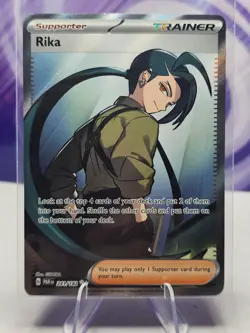 Rika #241/182 SV04: Paradox Rift Ultra Rare Holo Pokemon NM - Image 1