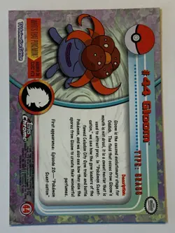 2000 Topps Chrome Pokemon Series 1 #44 Gloom FREE COMBINED SHIPPING - Image 2