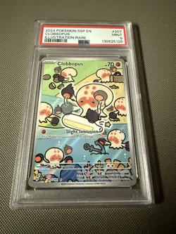 PSA 9 Pokemon Surging Sparks Clobbopus 207/191 Illustration Rare Holo - Image 3