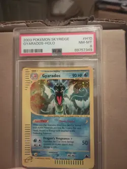 2003 POKEMON SKYRIDGE #H10 GYARADOS-HOLO PSA 8 - Image 2