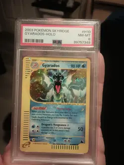 2003 POKEMON SKYRIDGE #H10 GYARADOS-HOLO PSA 8 - Image 4