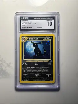 CGC 10 POKEMON NEO DISCOVERY UMBREON HOLO OG MOONKITTY - Image 1