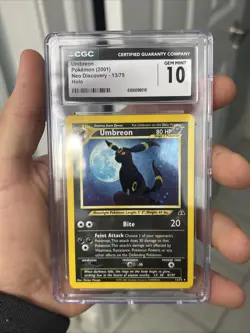 CGC 10 POKEMON NEO DISCOVERY UMBREON HOLO OG MOONKITTY - Image 5