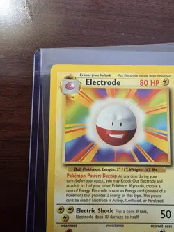 Pokemon TCG Electrode 21/102 Base Set Regular Unlimited LP - Image 2