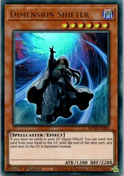 Yugioh Dimension Shifter MP22-EN263 1st Edition Ultra Rare NM - Image 1