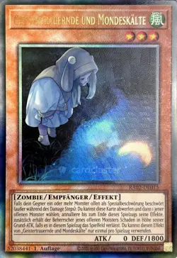 Yu Gi Oh! Geistertrauernde und Mondeskalte RA02-DE015 ULTIMATE Rare - Image 1