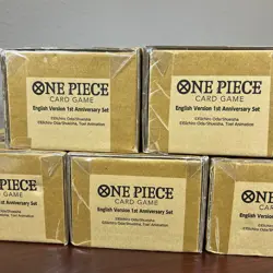 One Piece Card Game English Version 1st Anniversary Set Factory Sealed Box TCG - Image 3