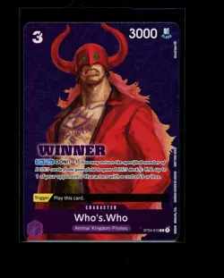 One Piece Who's. Who Winner Tournament Pack Vol 3 Near Mint - Image 1