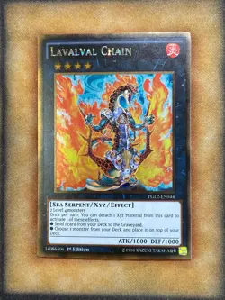 Yugioh Lavalval Chain PGL2-EN044 Gold Rare 1st Ed LP - Image 1