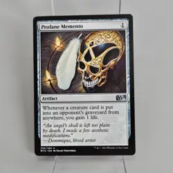 MTG M15 Magic the Gathering Card Profane Memento 226/269 NM - Image 1
