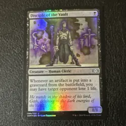 Disciple of the Vault Foil x1 Double Masters NM Condition see front and back pic - Image 1