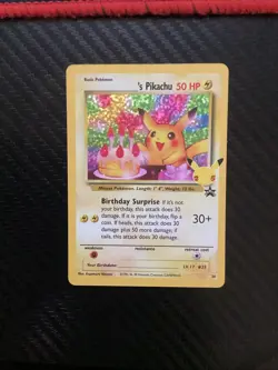 ______'s Pikachu Birthday - 24/53 - Holo Rare NM, English Pokemon Celebrations - Image 1