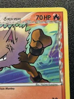 2006 Pokemon EX Holon Phantoms Primeape Delta Species 50/110 Uncommon - Image 3
