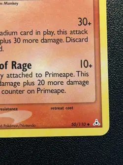 2006 Pokemon EX Holon Phantoms Primeape Delta Species 50/110 Uncommon - Image 4