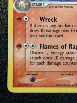 2006 Pokemon EX Holon Phantoms Primeape Delta Species 50/110 Uncommon - Image 5