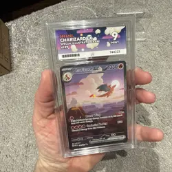 Pokemon TCG Charizard EX SIR 199/165 Scarlet and Violet 151 ACE MINT 9 SLAB - Image 3
