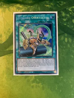 Yugioh Synchro Overtake DAMA-EN067 1st Ed Secret Rare - Image 1