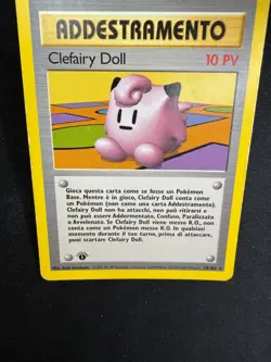 Pokemon Clefairy Doll 70/102 Set Base Rara Holo Prima Edizione Wizards ITA - Image 3