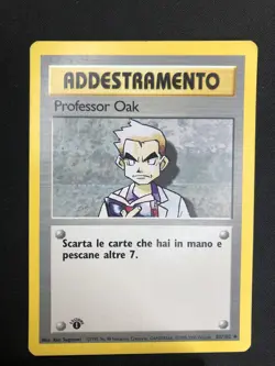 Pokemon Professor Oak 88/102 Set Base Prima Edizione Wizards ITA Carte Vintage - Image 1