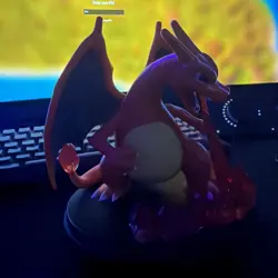 Charizard ex Super Premium Collection Box Card Display Pokemon TCG - FIGURE ONLY - Image 1