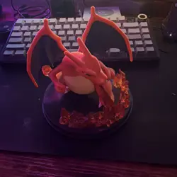 Charizard ex Super Premium Collection Box Card Display Pokemon TCG - FIGURE ONLY - Image 3