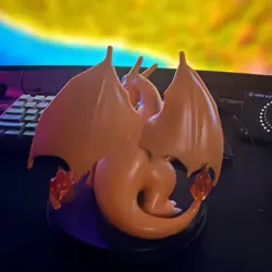 Charizard ex Super Premium Collection Box Card Display Pokemon TCG - FIGURE ONLY - Image 4