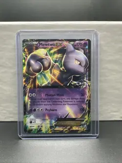 Mewtwo-EX-ULTRA RARE Pokemon XY183 Black Star Promo Foil Holographic - M/NM - Image 1