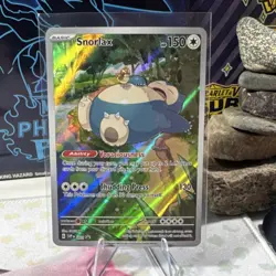 Pokemon Snorlax 051 Scarlet & Violet Promo Holo 150 HP Thudding Press - Image 1
