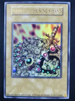 Glory of the King's Hand Prize Card Ultra Rare - Yugioh Card #1IK - Image 1