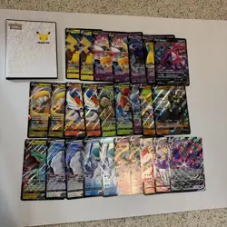 Pokemon Jumbo Card Lot 26 Cards Total & Celebrations Binder - Image 1
